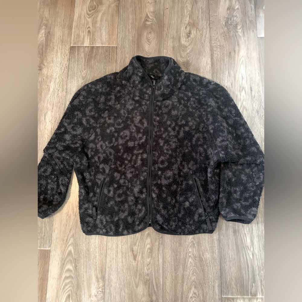 large zip up active jacket